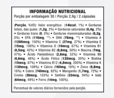 Az complex EPA+DHA Bari c/60 Cápsulas - Good Vit