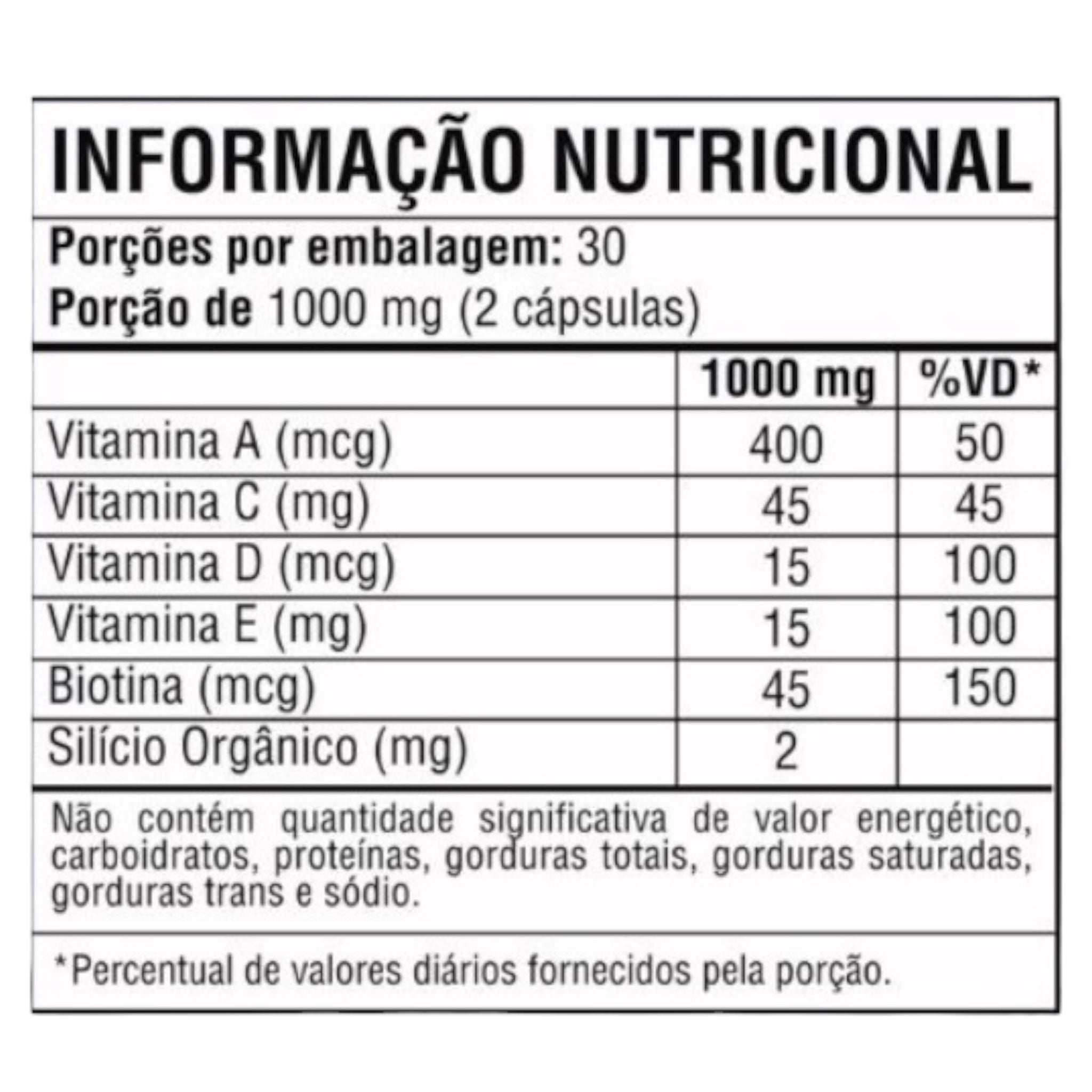 Silício Orgânico 500mg C/60 Cápsulas - Good Vit