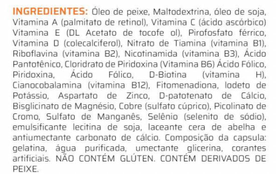 Polivitaminico Ômega A-Z C/60 Cápsulas - Good Vit