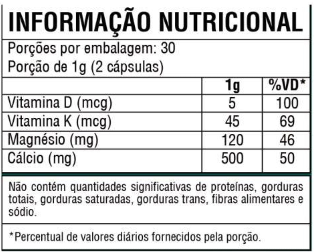 Cálcio MDK 500mg C/60 Cápsulas - Good Vit