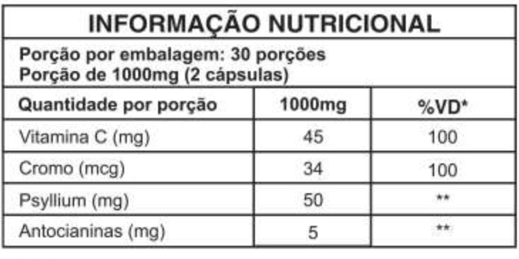 Laranja Moro + Associações 1000mg C/60 Cápsulas - Good Vit