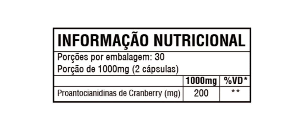 Cranberry 200mg C/60 Cápsulas - Good Vit