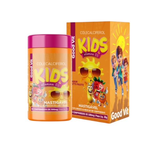 Vitamina D kids C/60 CP Mastigável - Good Vit