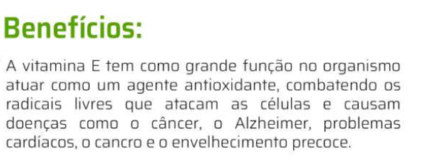 Vitamina E 400 mg Good Vit c/60 Cápsulas - Good Vit