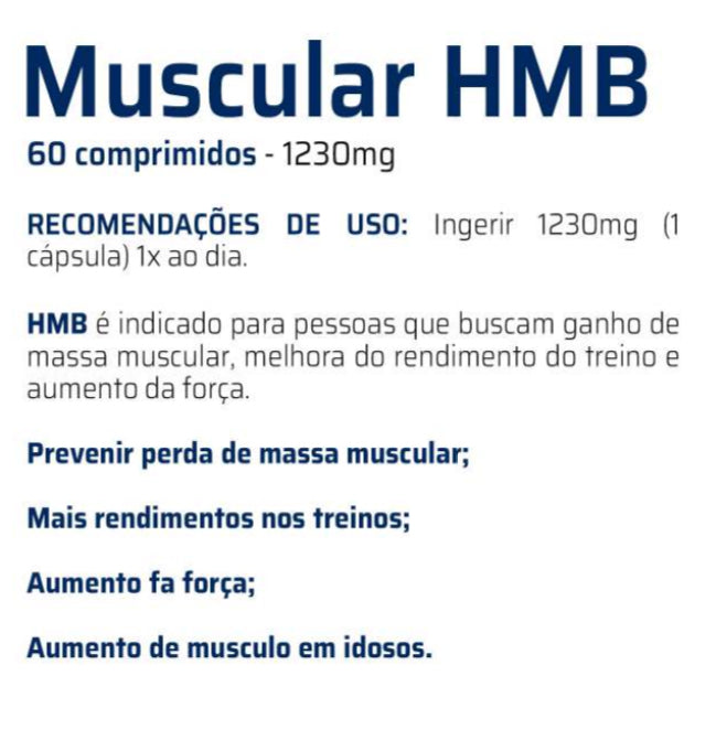 Muscular HMB D3 c/60 Cápsulas