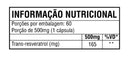 Trans Resveratrol 500mg C/60 Cápsulas - Good Vit