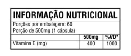 Vitamina E 400 mg Good Vit c/60 Cápsulas - Good Vit