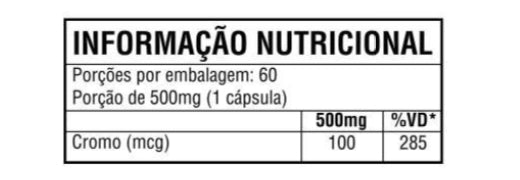 Picolinato de Cromo c/60 Cápsulas - Good Vit