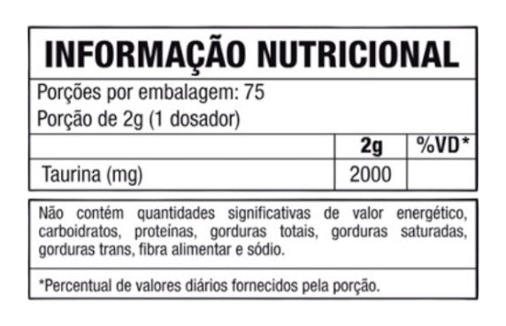 Taurina Pura Pó 150g - Good Vit