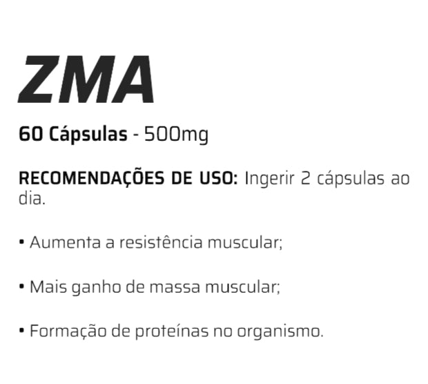 ZMA 1g c/60 Capsulas