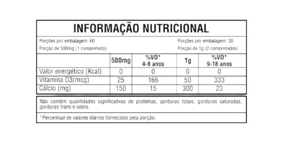 Cálcio D3 kids C/60 CP Mástigavel - Good vit