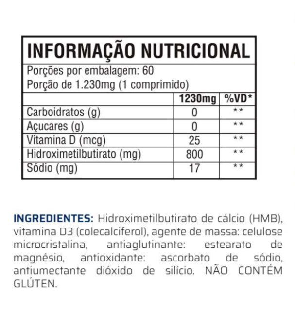 Muscular HMB D3 c/60 Cápsulas