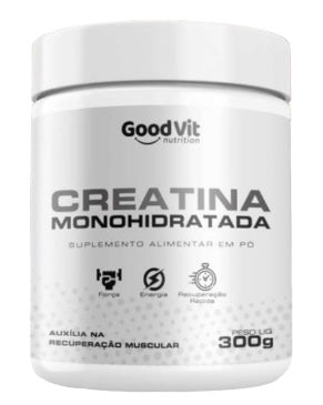 Creatina Monohidratada Pó 300g  Good Vit