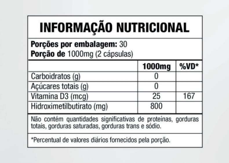 Muscular HMB D3 c/60 Cápsulas - Good Vit