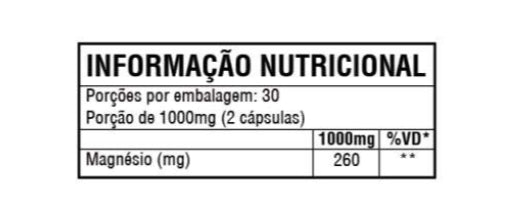 Magnésio Taurato 500mg c/60 cápsulas - Good Vit