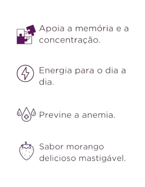 Polivitaminico kids Metilcobalamina B12 C/60 CP Mastigável - Good Vit