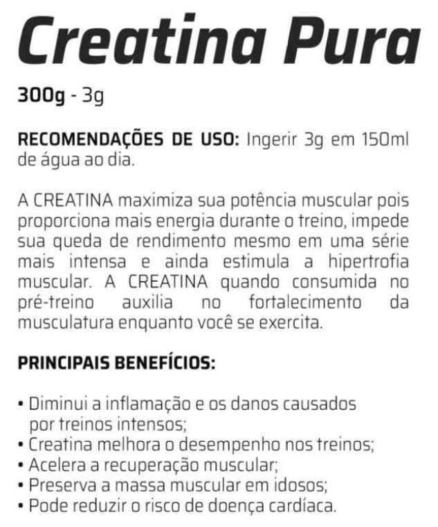 Creatina 100% Pura Good Vit 300g