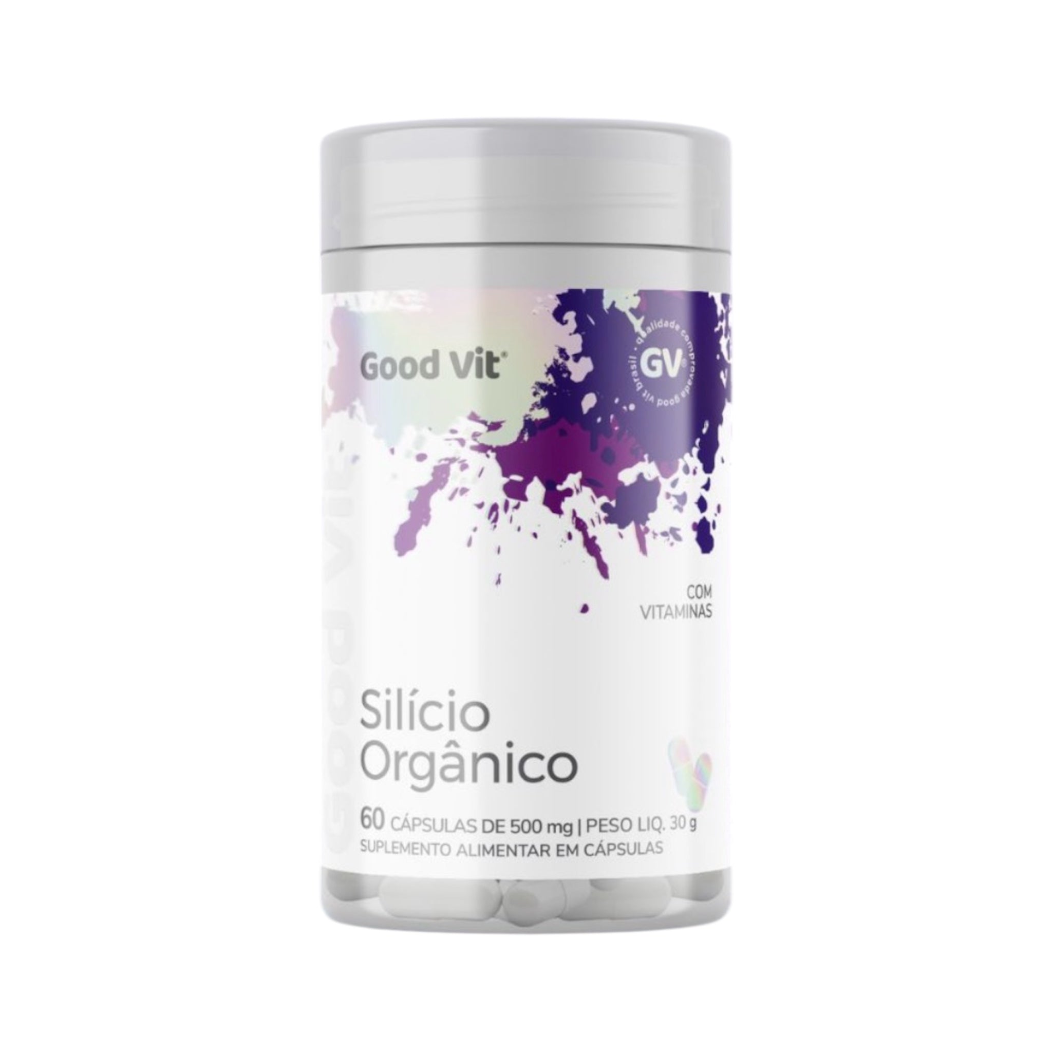 Silício Orgânico 500mg  C/60 Cápsulas - Good Vit