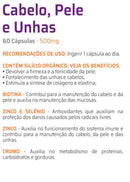 Vitaminas Cabelos Pele e Unhas 500mg C/60 Cápsulas - Good Vit