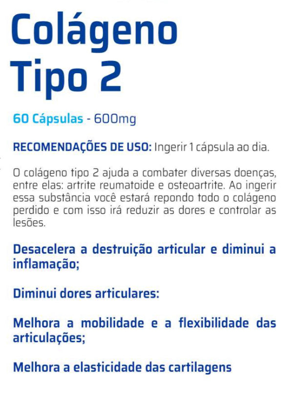Colágeno tipo 2 C/60 Cápsulas - Good Vit