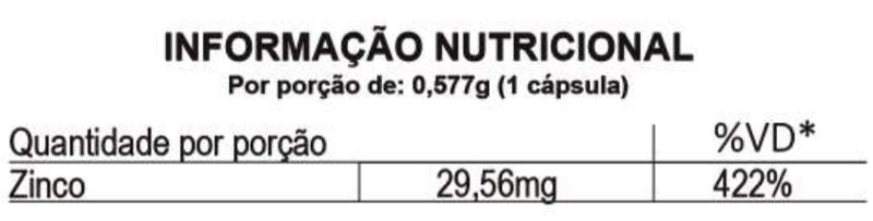 Zinco Quelato C/60 Cápsulas - Good Vit