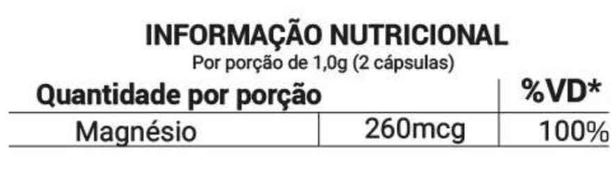 Magnésio Treonato 500mg C/60 Cápsulas - Good Vit