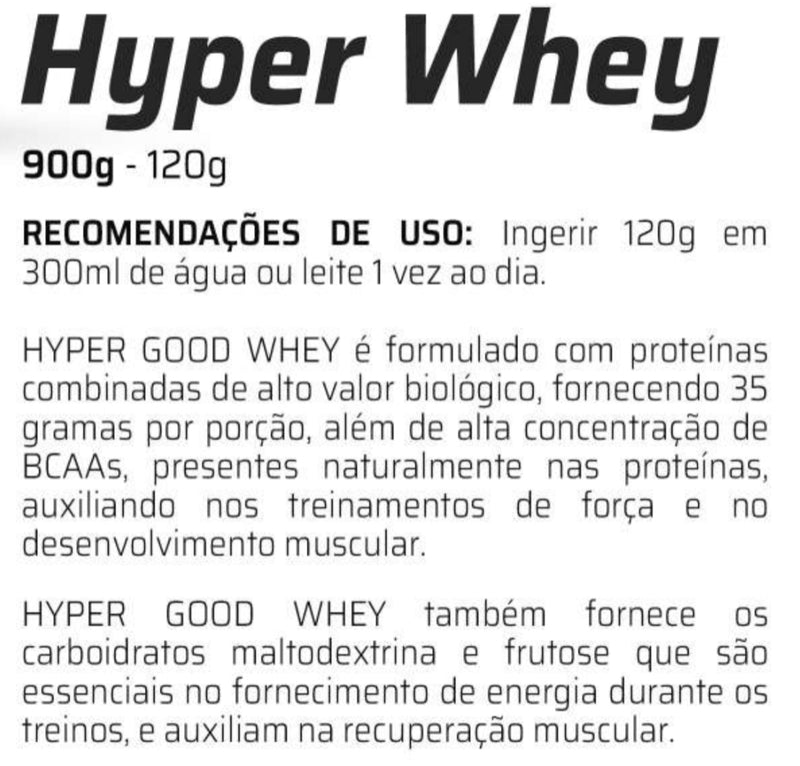 Hyper Whey Pó 900g Good Vit