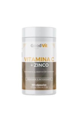 Vitamina c + zinco c/60 Cápsulas - Good Vit