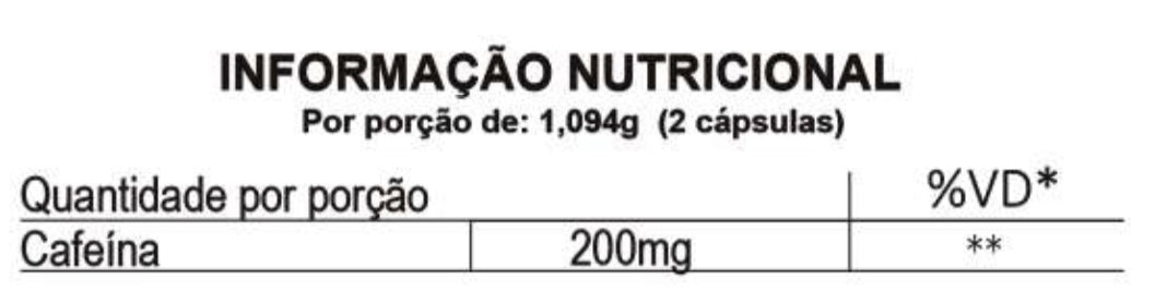 Cafeína 200mg C/60 Cápsulas - Good Vit
