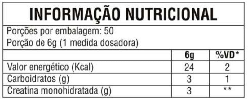 Creatina Monohidratada Pó 300g - Good Vit