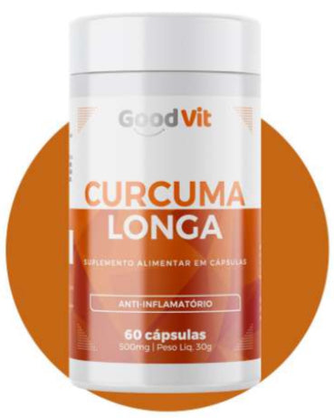 Cúrcuma Longa 80mg C/60 Cápsulas - Good Vit
