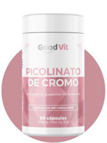 Picolinato de Cromo c/60 Cápsulas - Good Vit