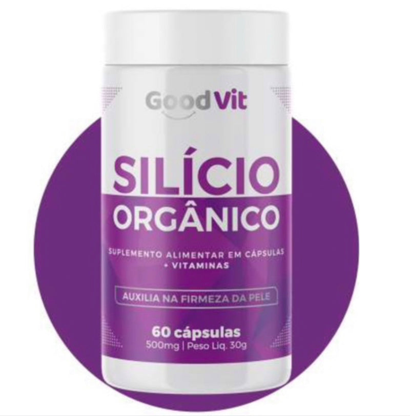 Silício Orgânico 500mg  C/60 Cápsulas - Good Vit